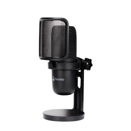 Foto 4 pulgar | Micrófono Profesional Nextep Streaming USB con Base