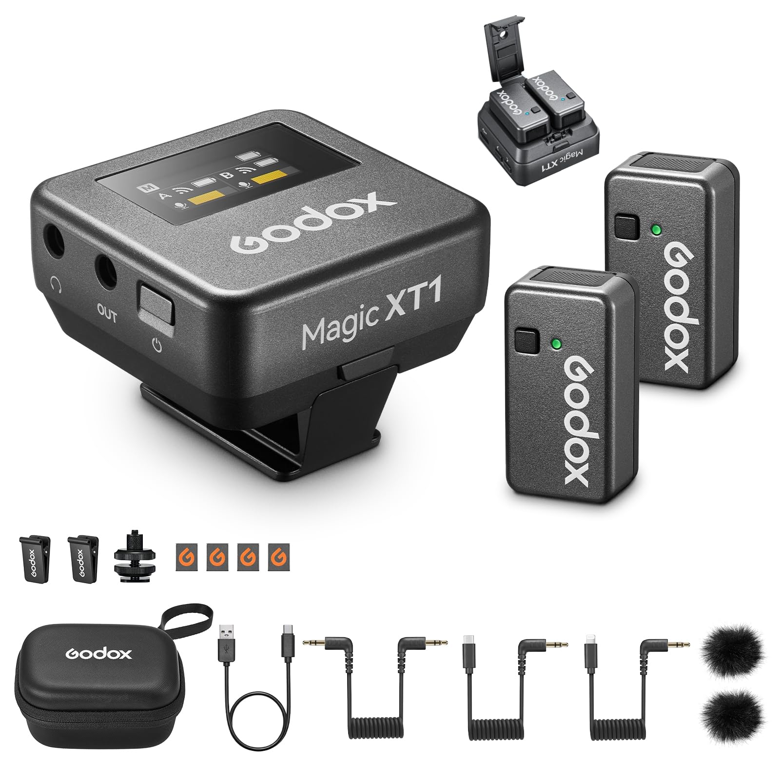Foto 1 | Micrófono Inalámbrico Godox Magic Xt1 Para Cámara/android/iphone - Venta Internacional.