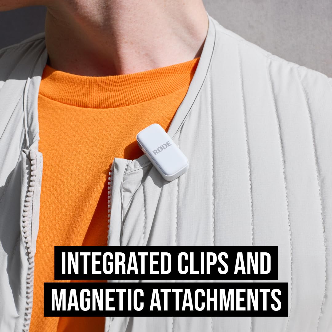 Foto 7 pulgar | Micrófono Inalámbrico Røde Wireless Micro Con Funda De Carga Blanca - Venta Internacional.