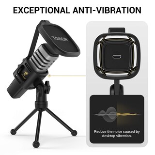 Foto 4 | Micrófono Usb Tonor Tc30 Con Condensador Cardioide Con Accesorios - Venta Internacional.