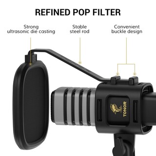 Foto 5 | Micrófono Usb Tonor Tc30 Con Condensador Cardioide Con Accesorios - Venta Internacional.