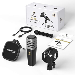 Foto 7 | Micrófono Usb Tonor Tc30 Con Condensador Cardioide Con Accesorios - Venta Internacional.