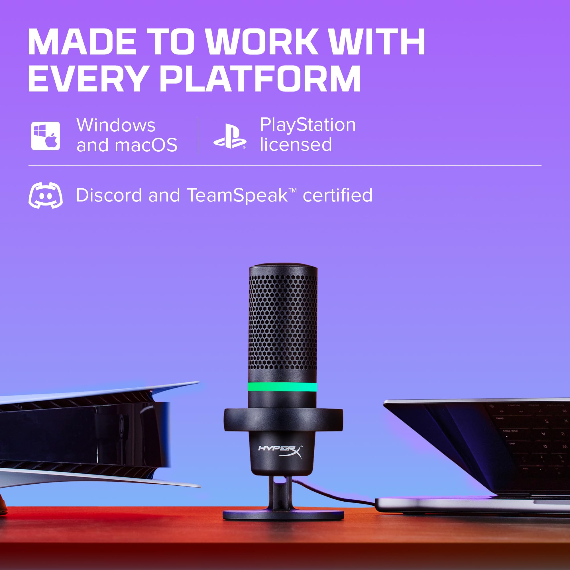 Foto 6 | Micrófono De Condensador Usb Hyperx Duocast Para Pc/ps5/ps4/mac - Venta Internacional.