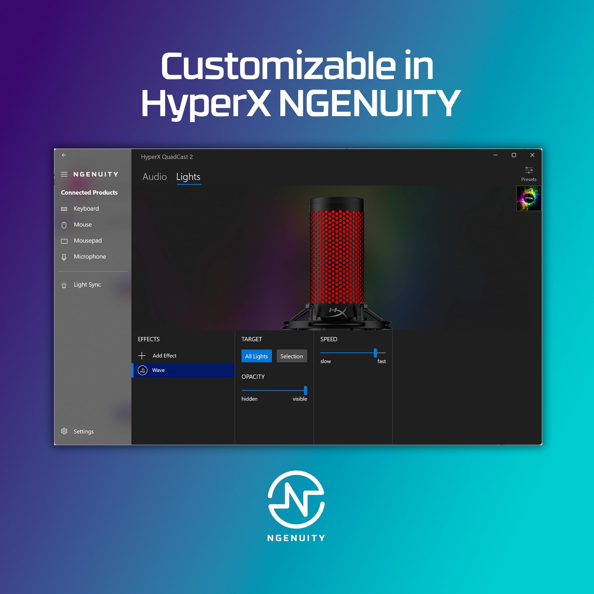 Foto 6 | Micrófono Usb Hyperx Quadcast 2 Para Juegos Y Podcasts - Venta Internacional.
