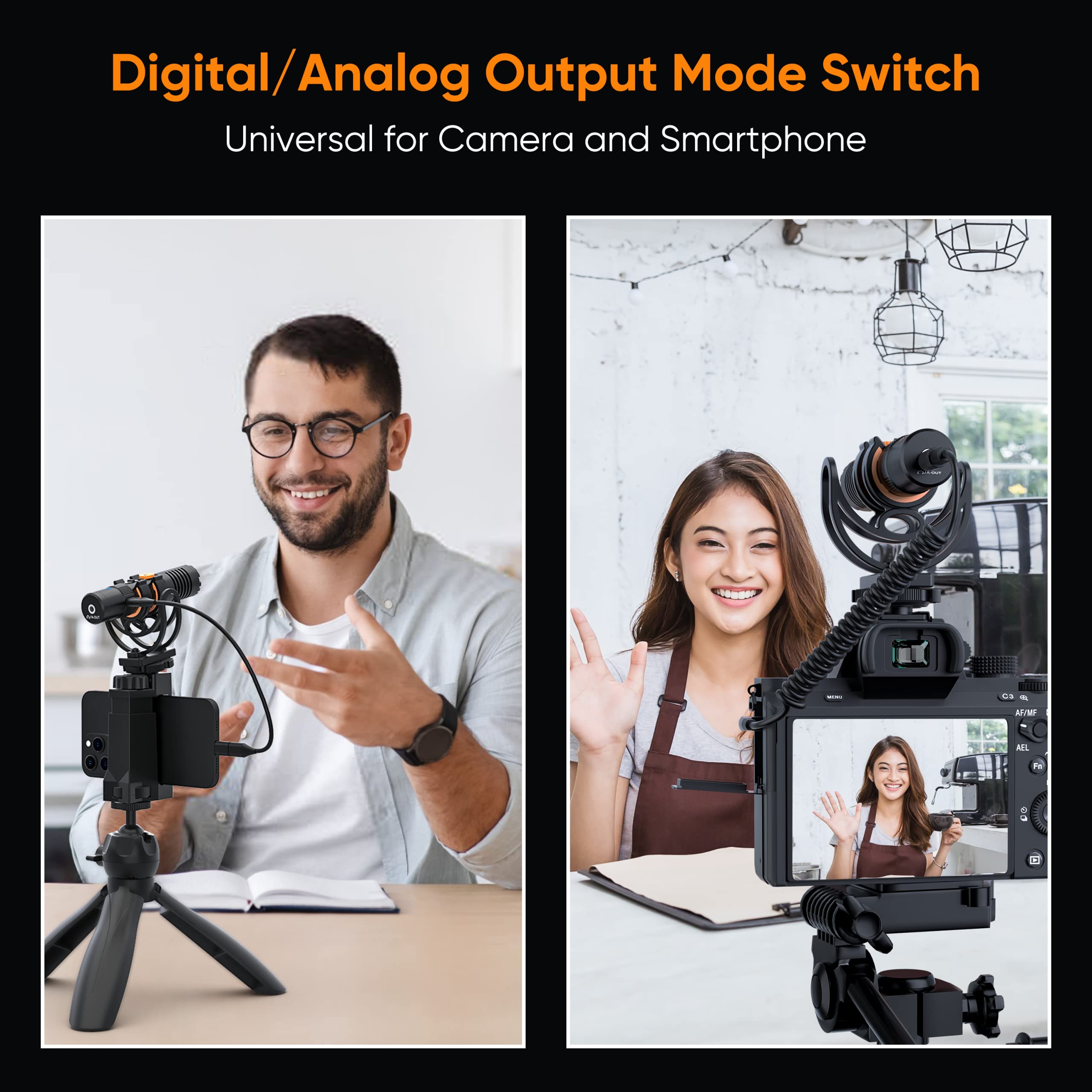 Foto 2 | Micrófono De Cámara Comica Vm10 Pro Usb De Modo Dual Para Cámara - Venta Internacional.
