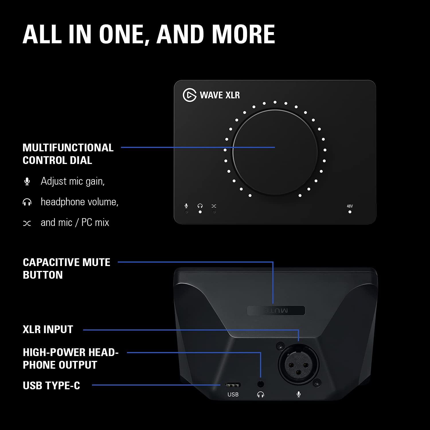 Foto 4 pulgar | Mezclador De Audio Elgato Wave Xlr Con Preamplificador De 75 Db Para Micrófono Xlr Usb-c - Venta Internacional.