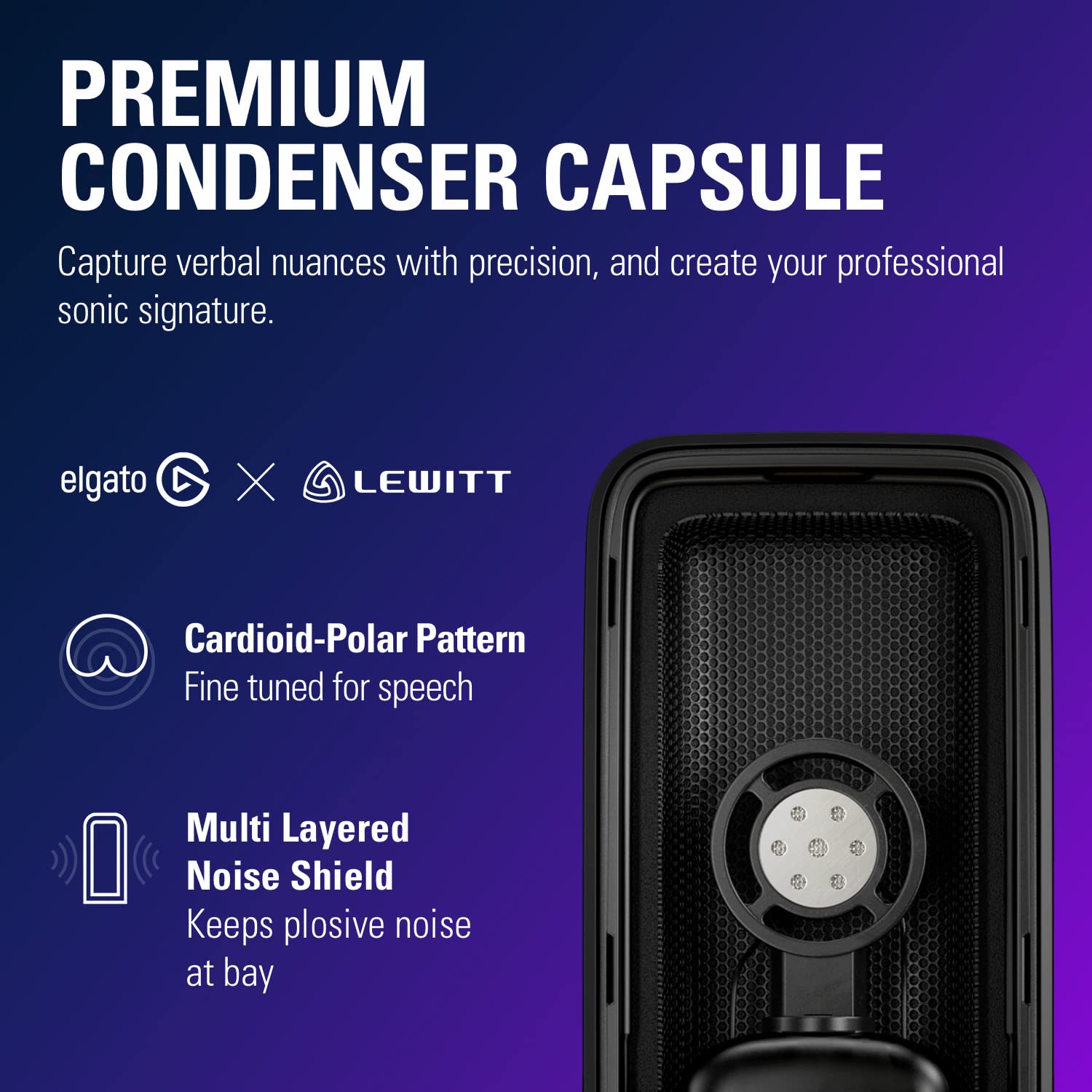 Foto 4 pulgar | Micrófono De Condensador Usb Elgato Wave:3 Blanco Para Streaming - Venta Internacional.