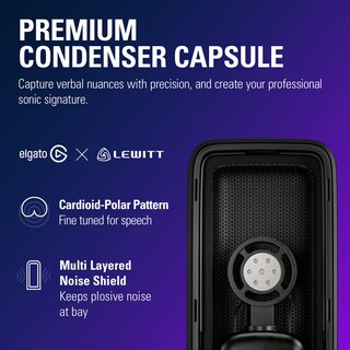 Foto 3 | Micrófono De Condensador Usb Elgato Wave:3 Blanco Para Streaming - Venta Internacional.