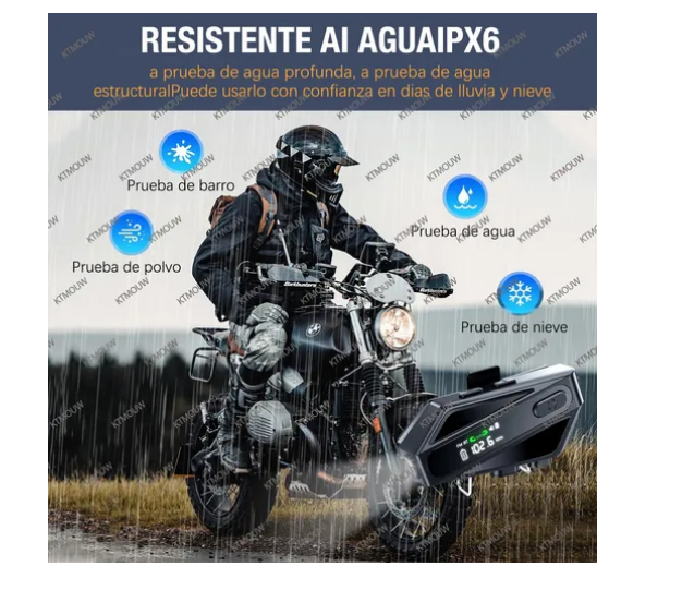 Foto 4 pulgar | Intercomunicador Moto Para Casco