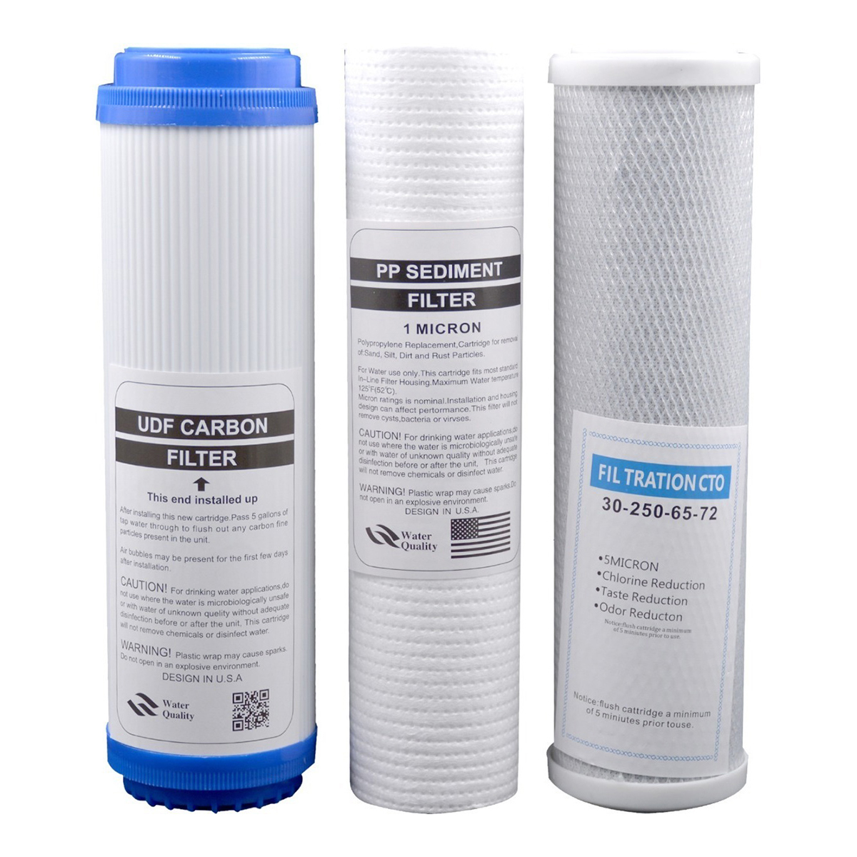 Kit Repuestos Cartuchos Filtro Agua Potable Osmosis 6 Pasos