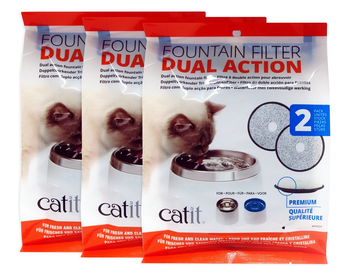 Foto 2 pulgar | Filtros De Repuesto Catit Fresh & Clear Dual Action (6) - Venta Internacional.