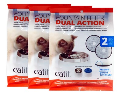 Foto 1 | Filtros De Repuesto Catit Fresh & Clear Dual Action (6) - Venta Internacional.