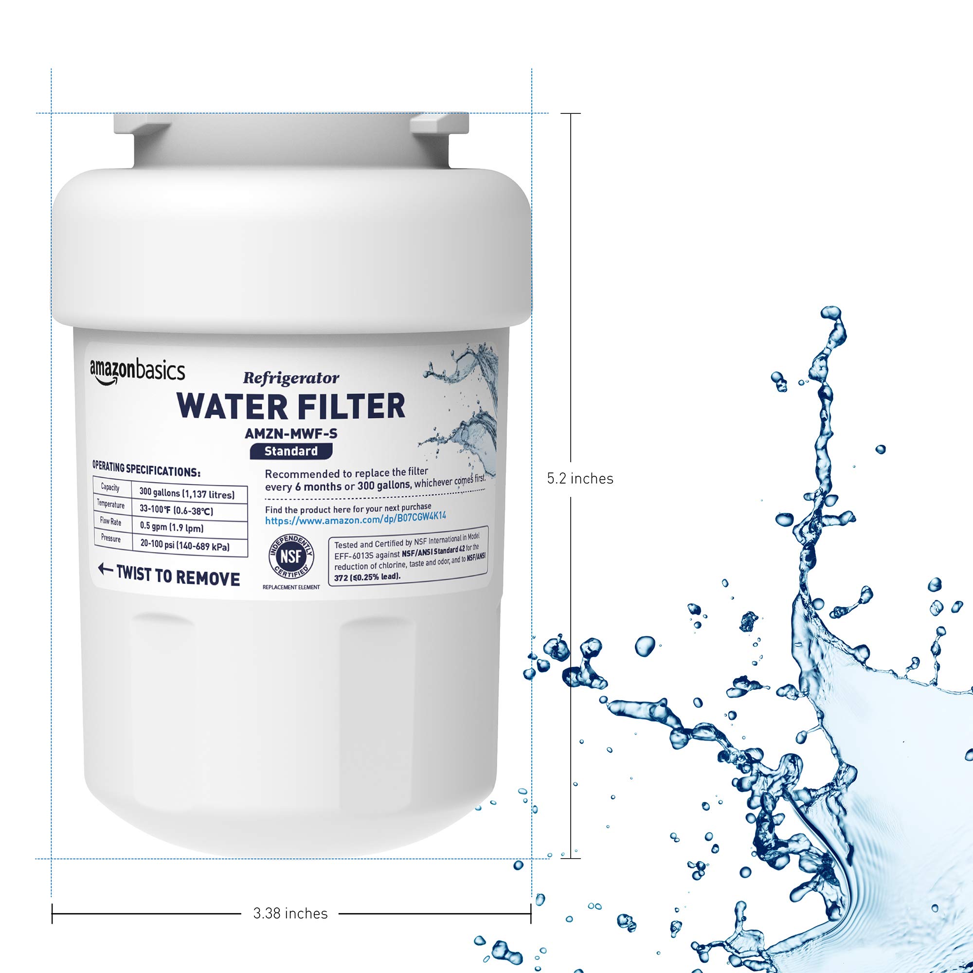 Foto 5 pulgar | Cartucho de Filtro para Agua Ge Mwf Refrigerator - Venta Internacional