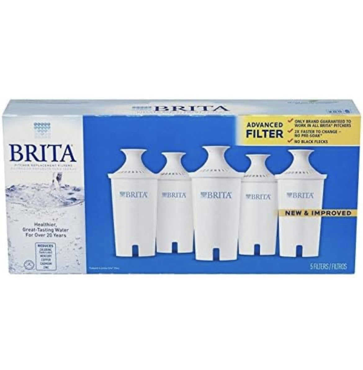 Foto 1 | Cartucho De Repuesto Para Jarra Brita 35516 Ob03 (paquete De 5) - Venta Internacional.