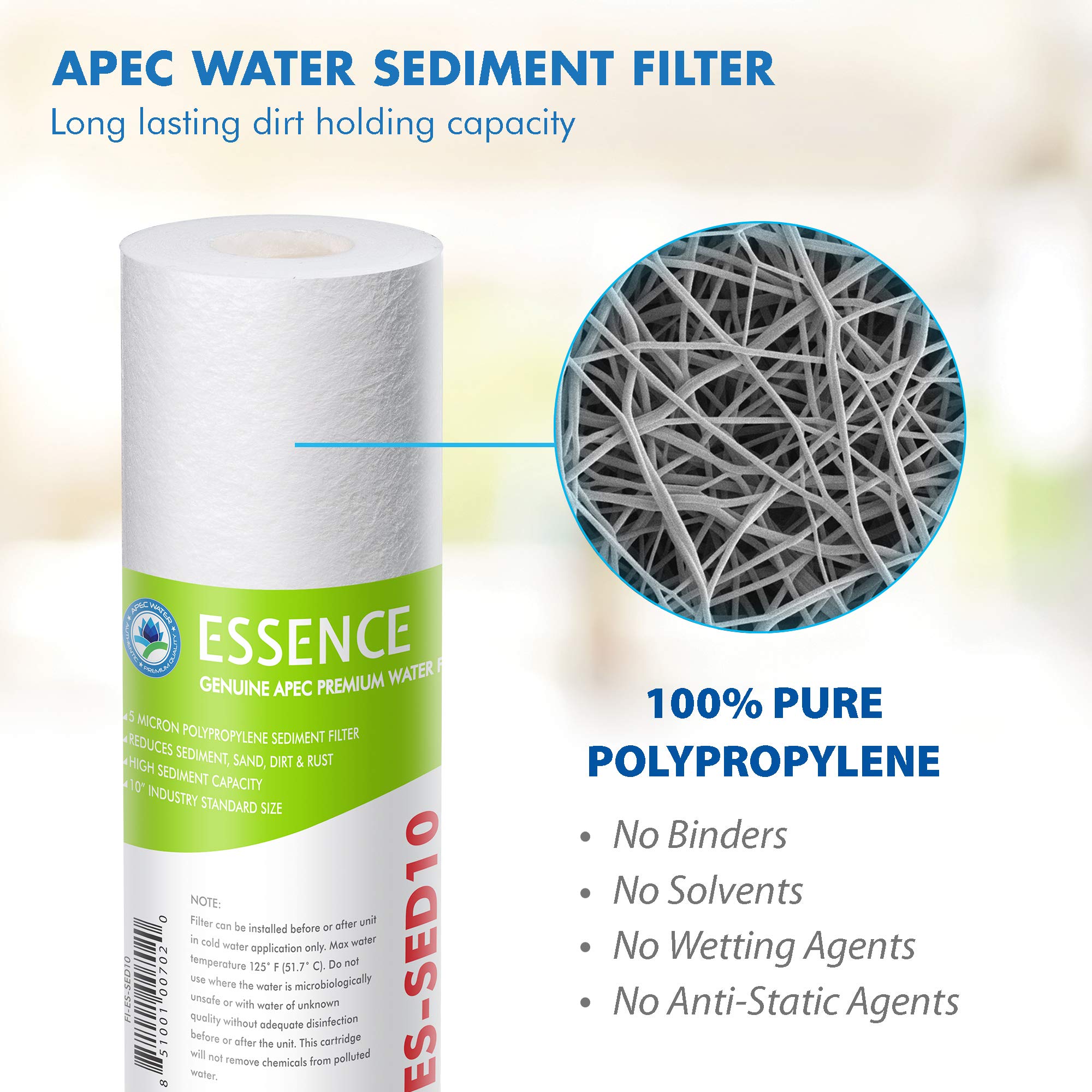Foto 4 pulgar | Juego De Prefiltros De Repuesto Apec Water Filter-set-es Para Ro - Venta Internacional.