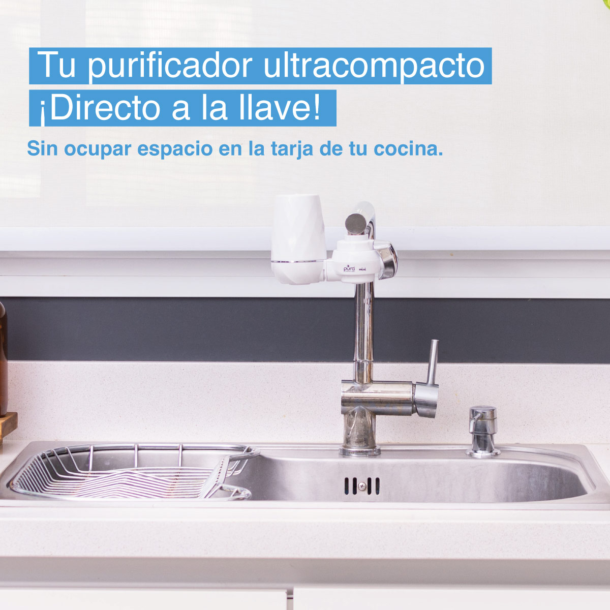 Foto 4 pulgar | Filtro Purificador de Agua Pura Mini con 2 Repuestos