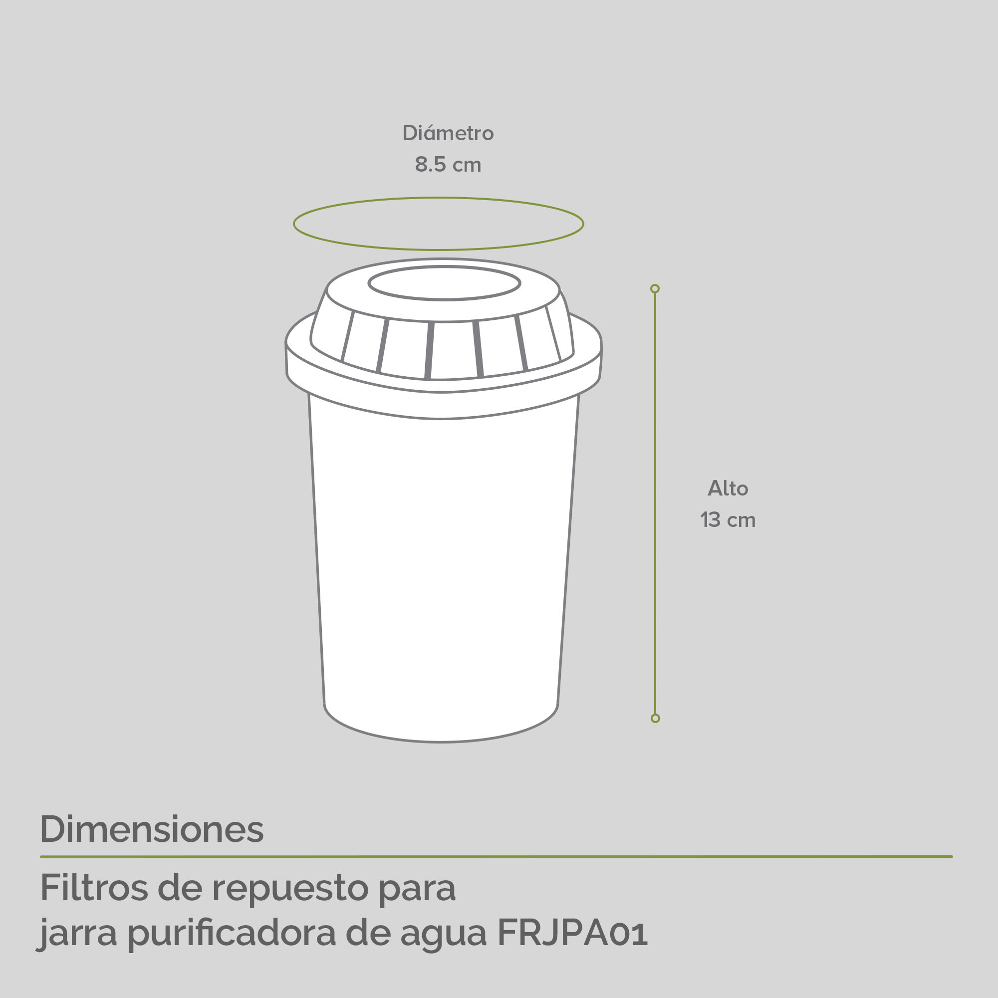 Foto 4 pulgar | Filtro Purificador de Agua de Respuesto Avera Frjpa01 color Blanco