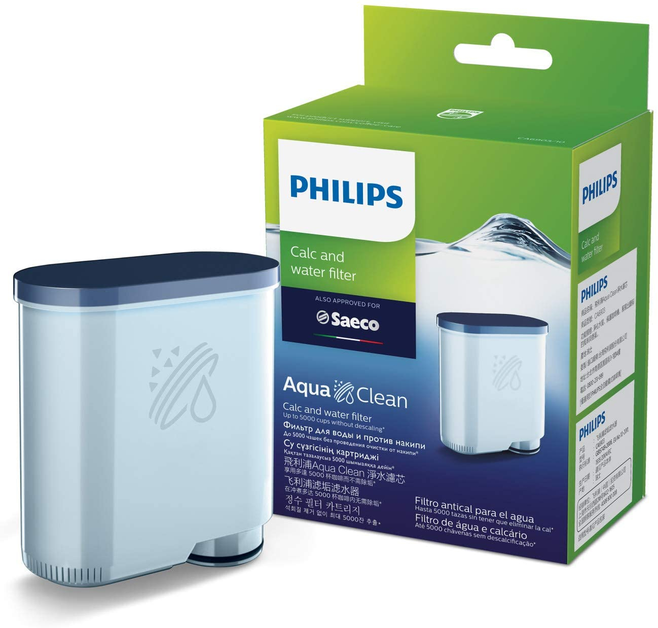 Foto 3 pulgar | Venta Internacional- Filtro Philips Saeco Aquaclean Ca6903/10 Blanco