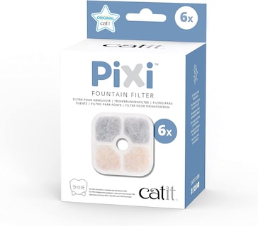 Foto 1 | Paquete De 6 Filtros De Agua Para Bebedero Catit Pixi Cat - Venta Internacional.