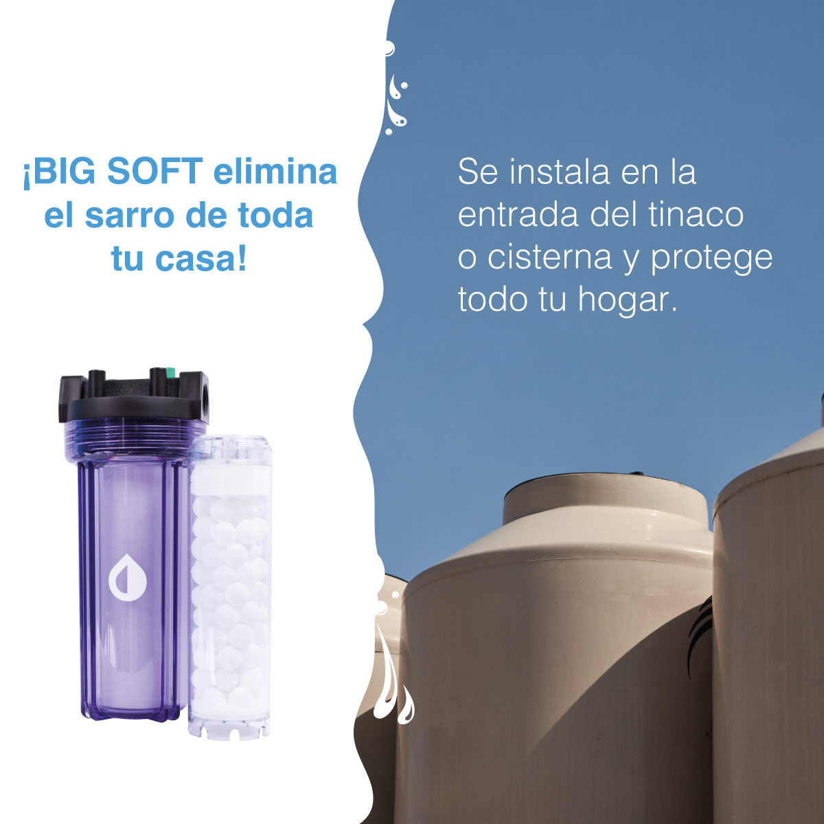Foto 3 pulgar | Filtro Purificador de Agua Anti Sarro Toda la Casa Pura Soft Anti-incrustante