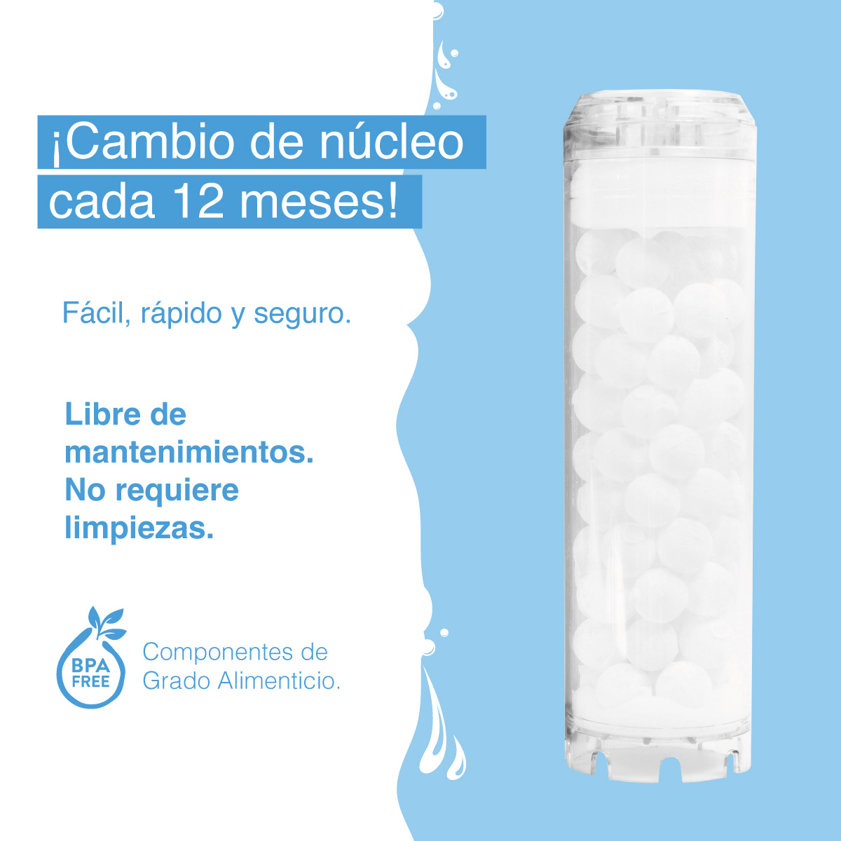 Foto 7 pulgar | Filtro Purificador de Agua Anti Sarro Toda la Casa Pura Soft Anti-incrustante