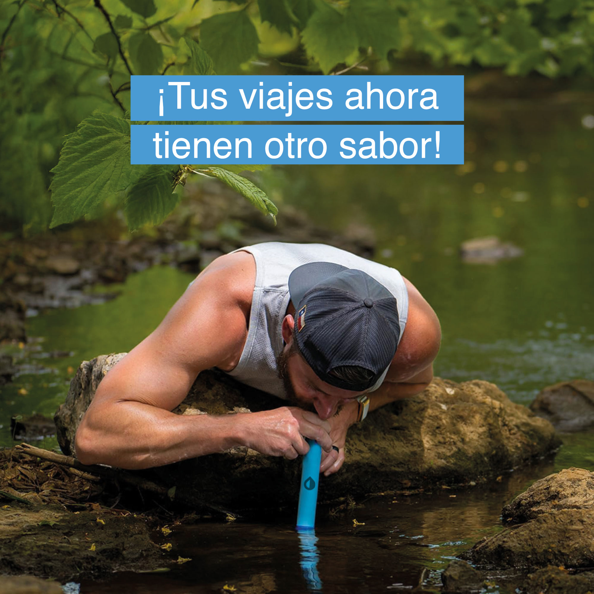 Foto 7 pulgar | Filtro Purificador de Agua Portatil Outdoor Ligero Apto Backpack Camping Hiking Versátil