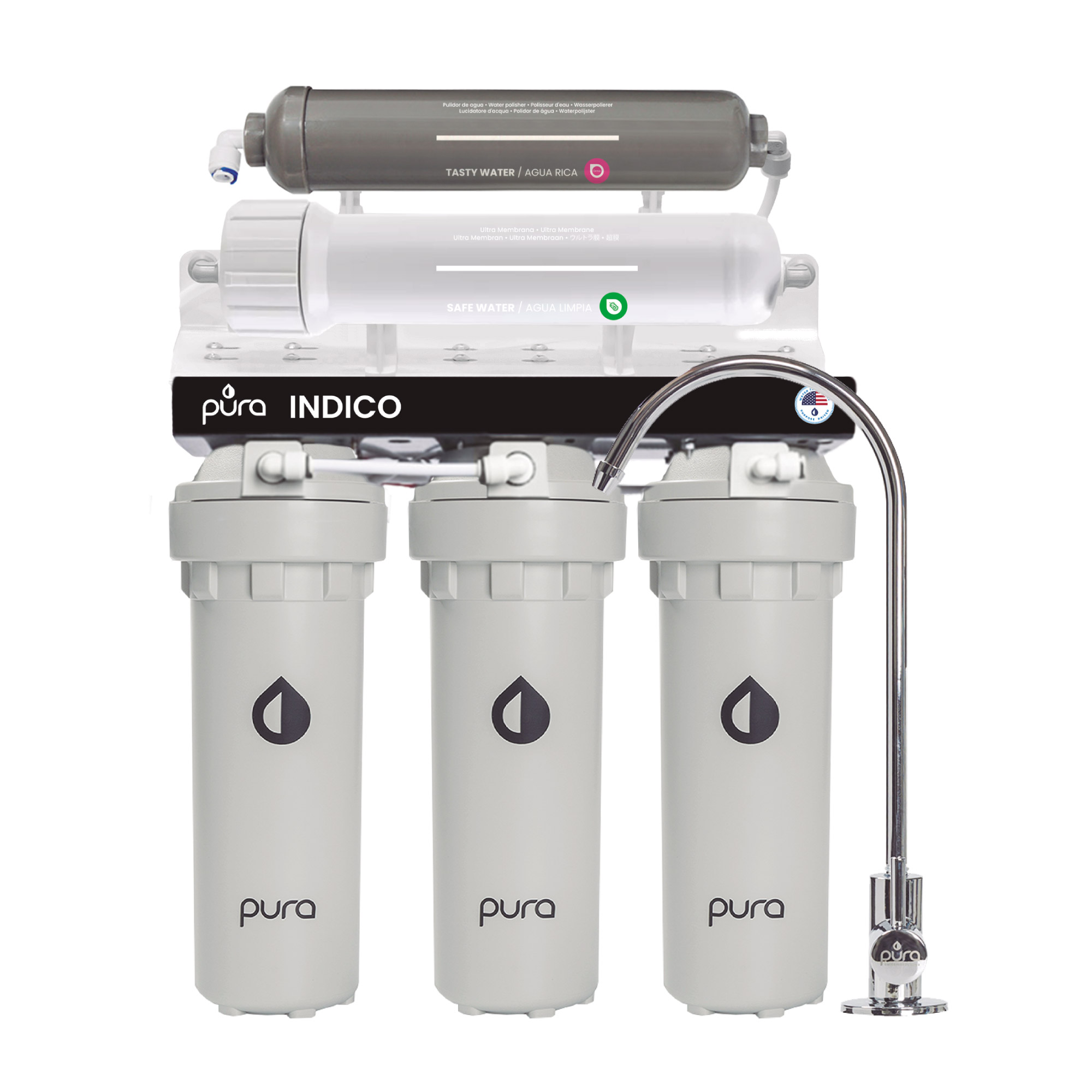Foto 1 | Filtro Purificador Agua 5 Etapas Bajo Tarja +magnesio +salud