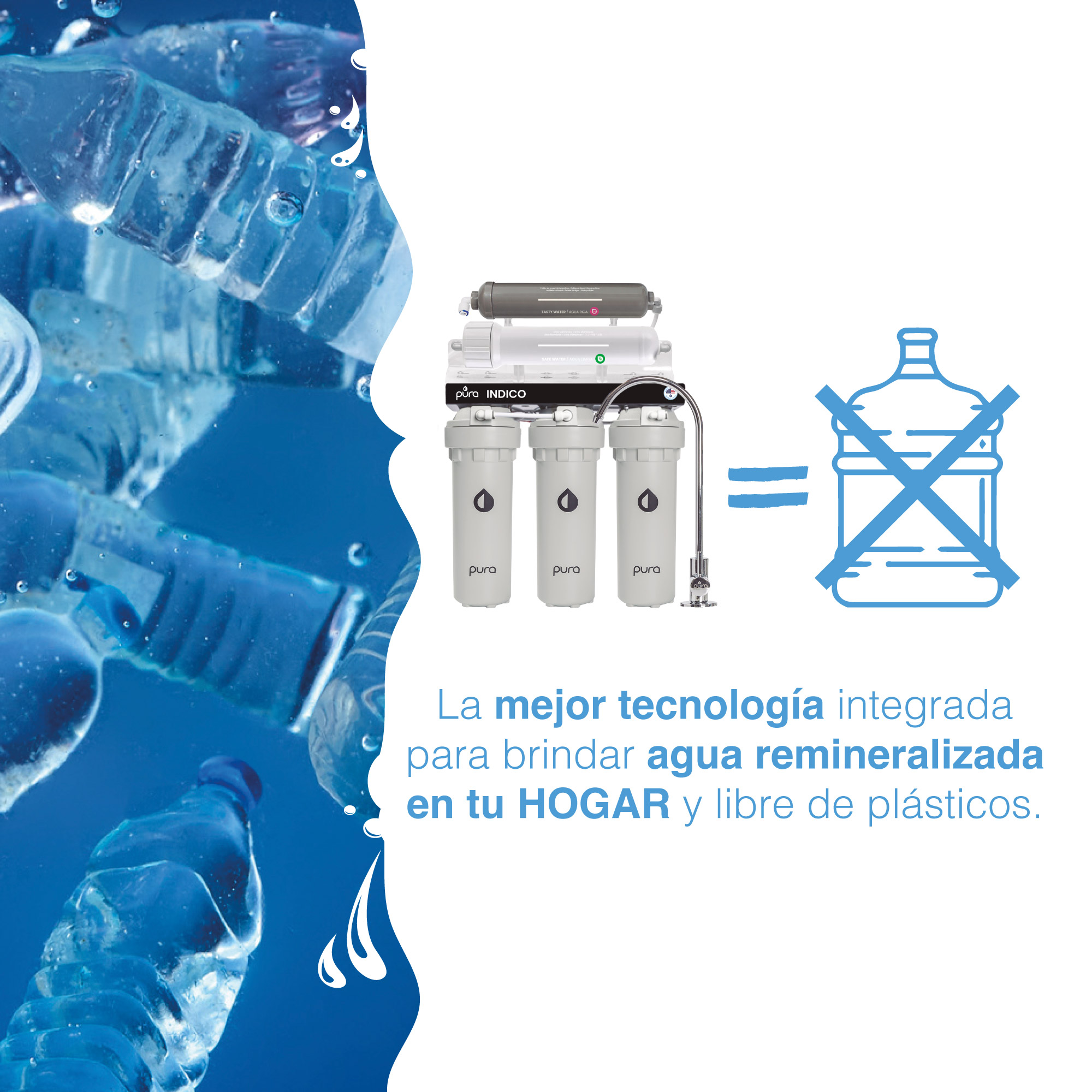 Foto 8 pulgar | Filtro Purificador Agua 5 Etapas Bajo Tarja +magnesio +salud