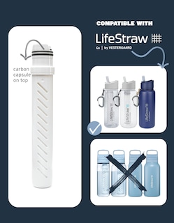 Foto 2 | Filtro De Repuesto Lifestraw Go Para Botella De Agua De 2 Niveles, Color Blanco - Venta Internacional.