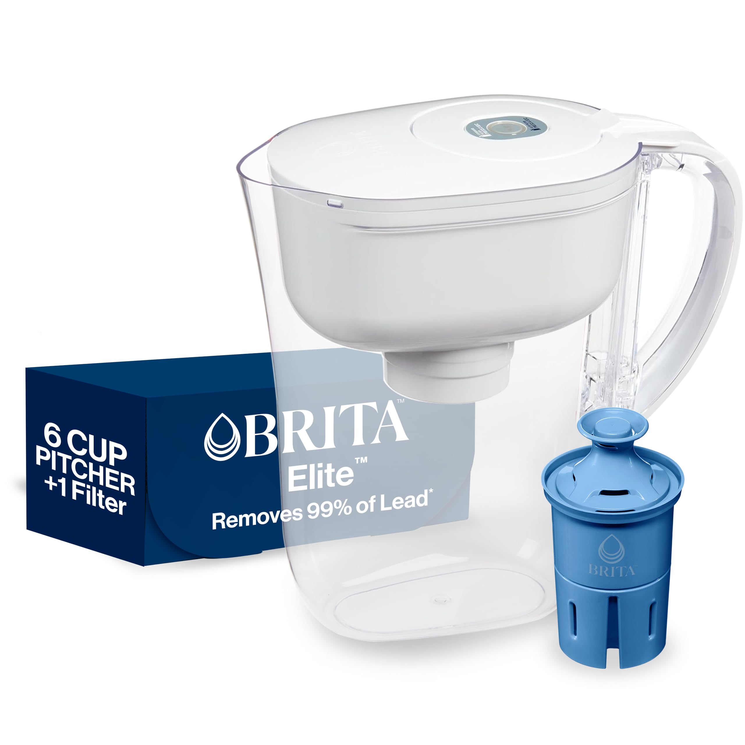 Foto 2 pulgar | Jarra Con Filtro De Agua Brita Metro Elite De 1,4 Litros, Capacidad Para 6 Tazas - Venta Internacional.