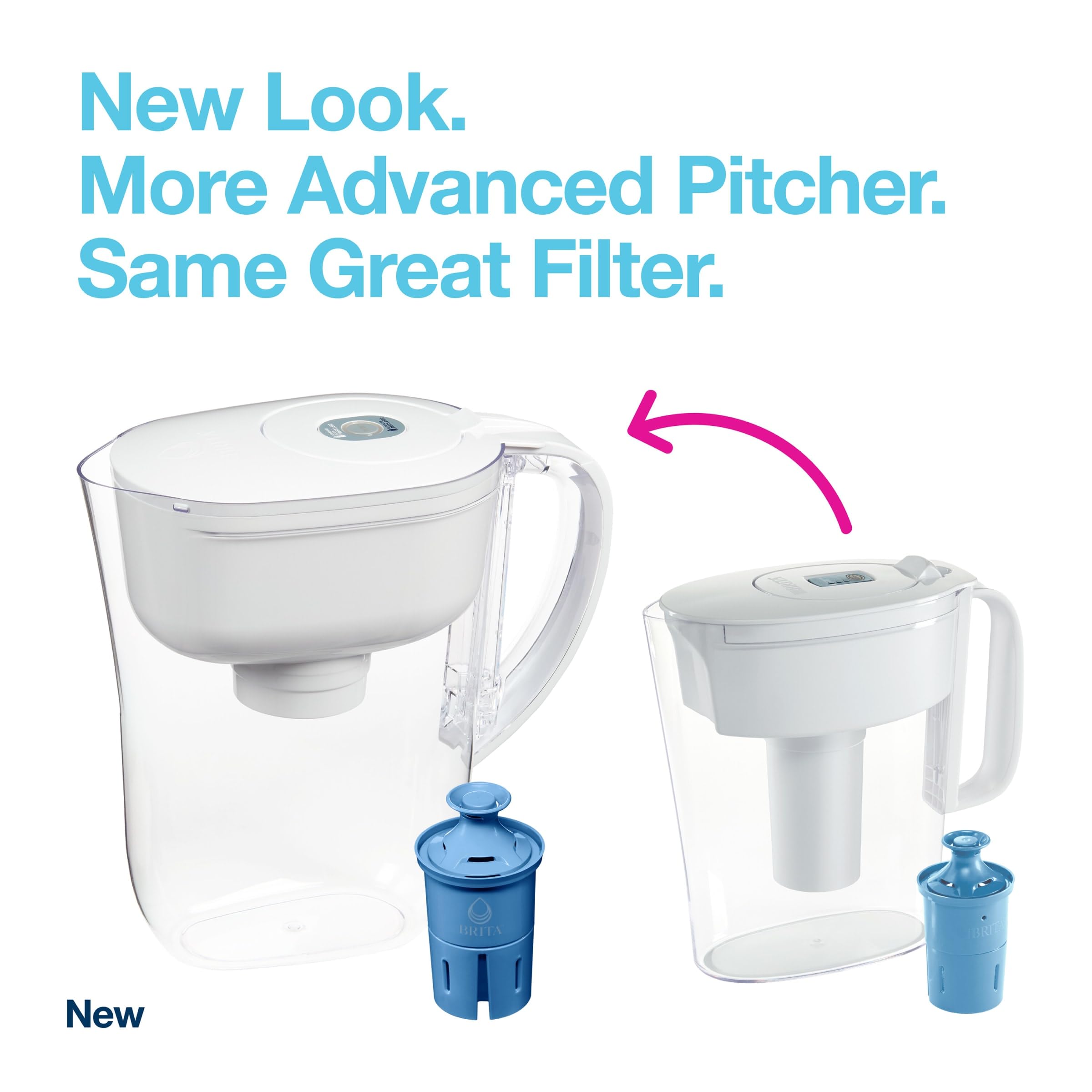 Foto 3 pulgar | Jarra Con Filtro De Agua Brita Metro Elite De 1,4 Litros, Capacidad Para 6 Tazas - Venta Internacional.
