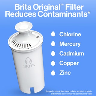 Foto 7 | Jarra De Agua Brita Large De 2.29 Libras Sin Bpa Con 1 Filtro, 10 Tazas - Venta Internacional.