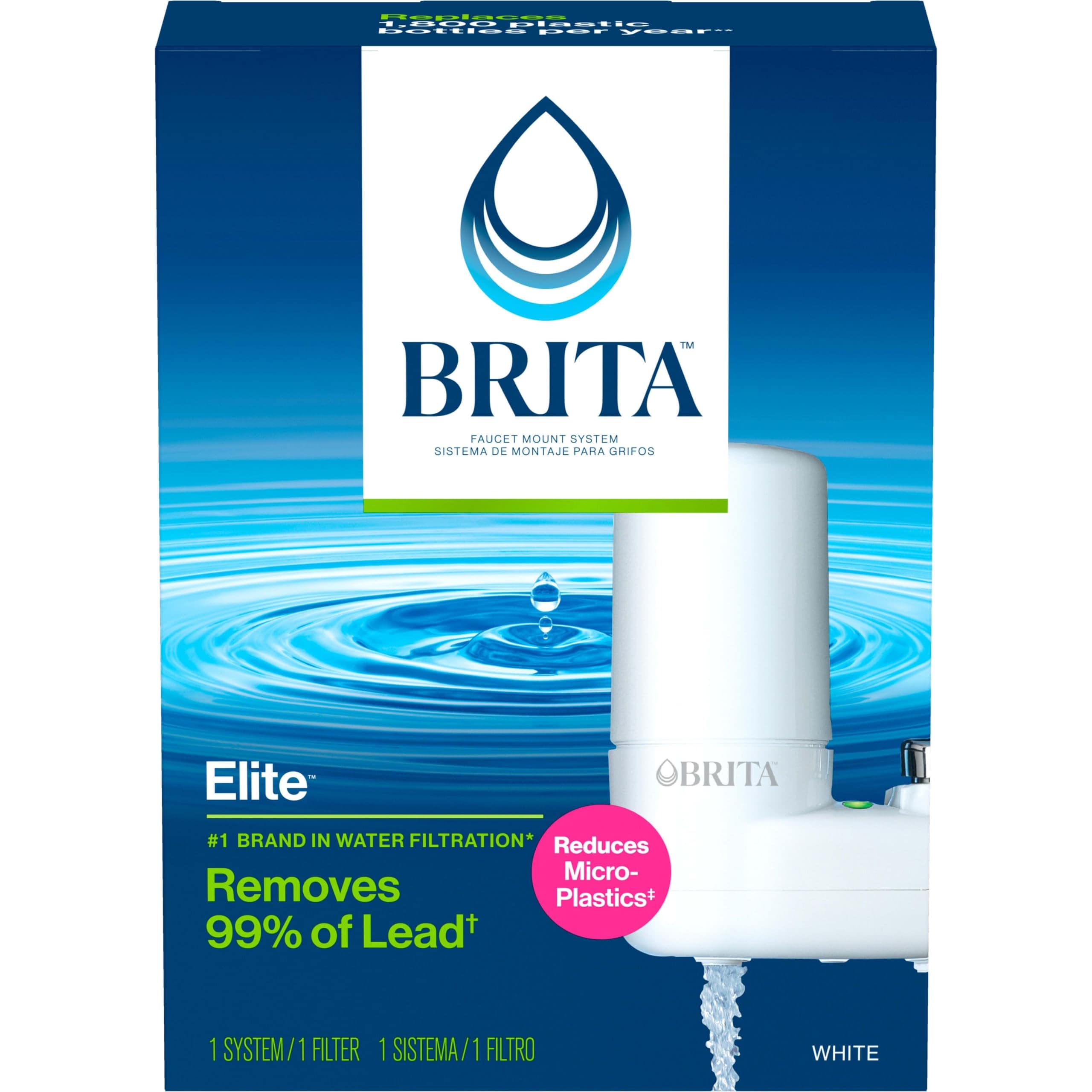 Sistema De Filtración De Agua Brita Faucet Mount Elite Advanced - Venta Internacional. $764