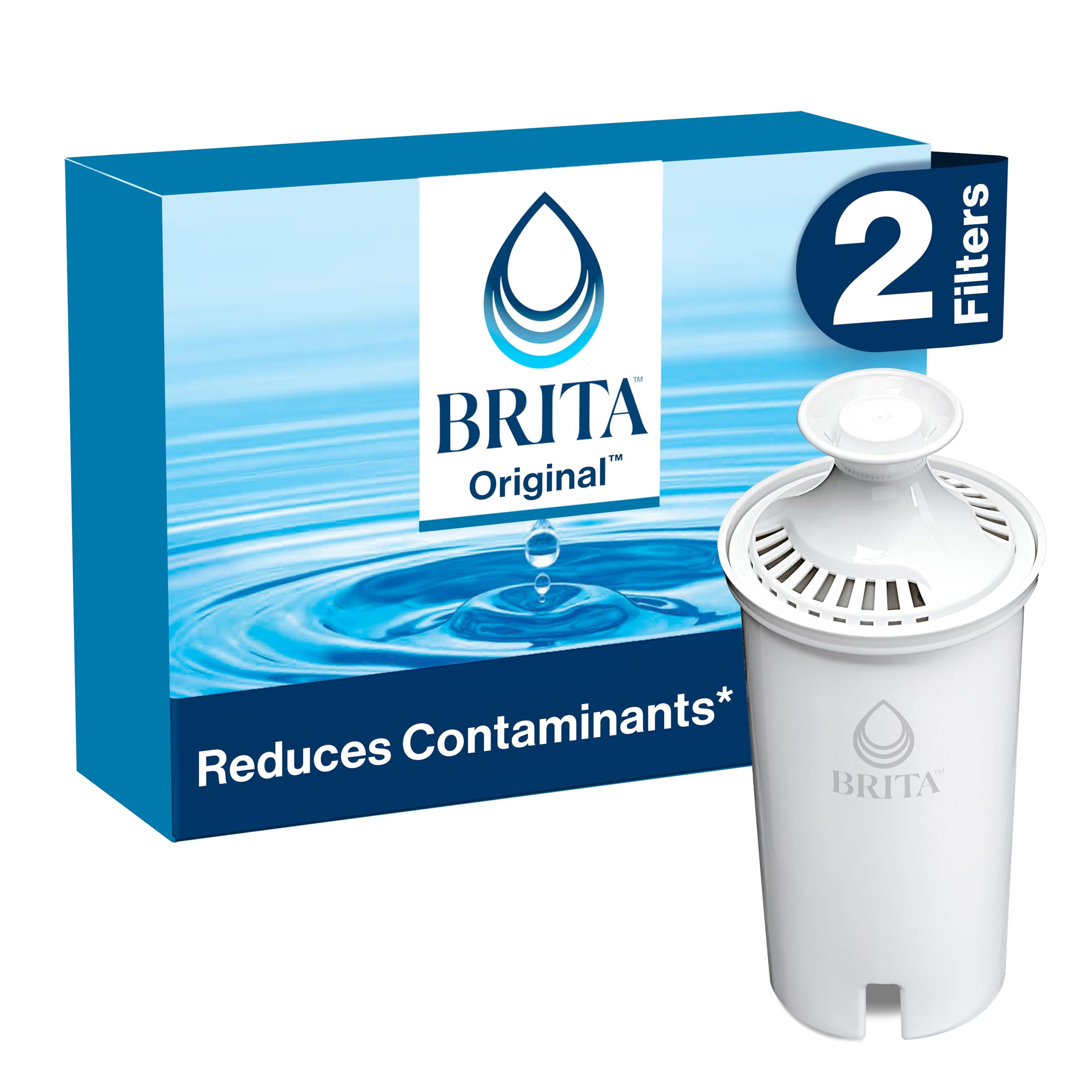 Foto 2 pulgar | Filtro de Agua Brita Standard sin Bpa 2 Filtros Blanco - Venta Internacional