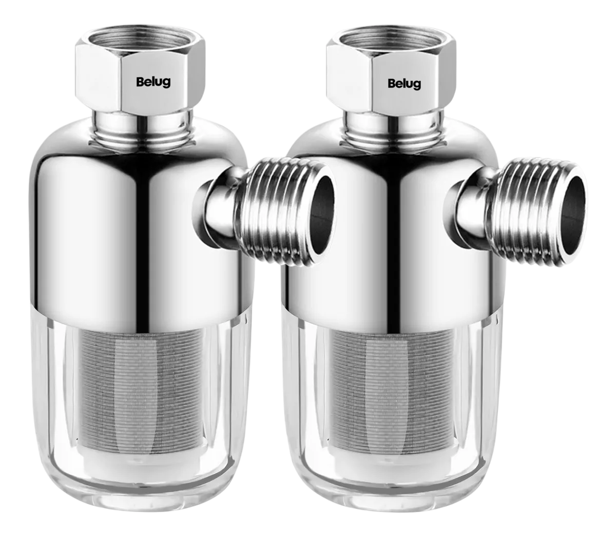 Foto 1 | Filtro Purificador De Agua Belug Para El Hogar De Acero Inoxidable 2 Pzs Plata