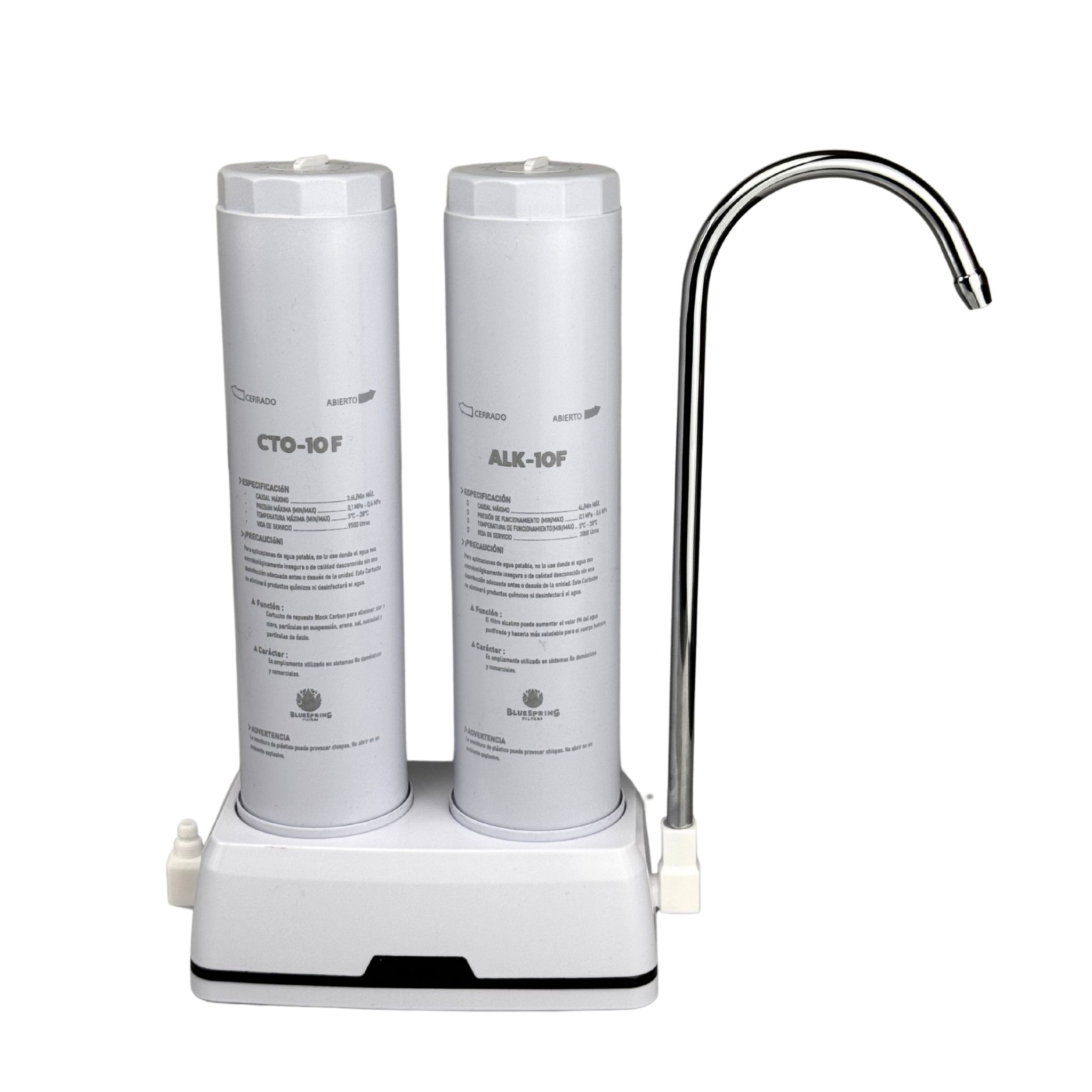 Foto 1 | Filtro De Agua Bluespring 2 Etapas. Para Agua Más Limpia Y De Mejor Sabor. Con 3 Kits De Filtros De Reemplazo,