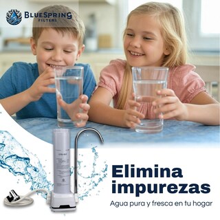 Foto 4 | Filtro De Agua Bluespring De 1 Etapa. Elimina Impurezas Para Agua Limpia Y Fresca En El Hogar. Incluye 3 Filtros