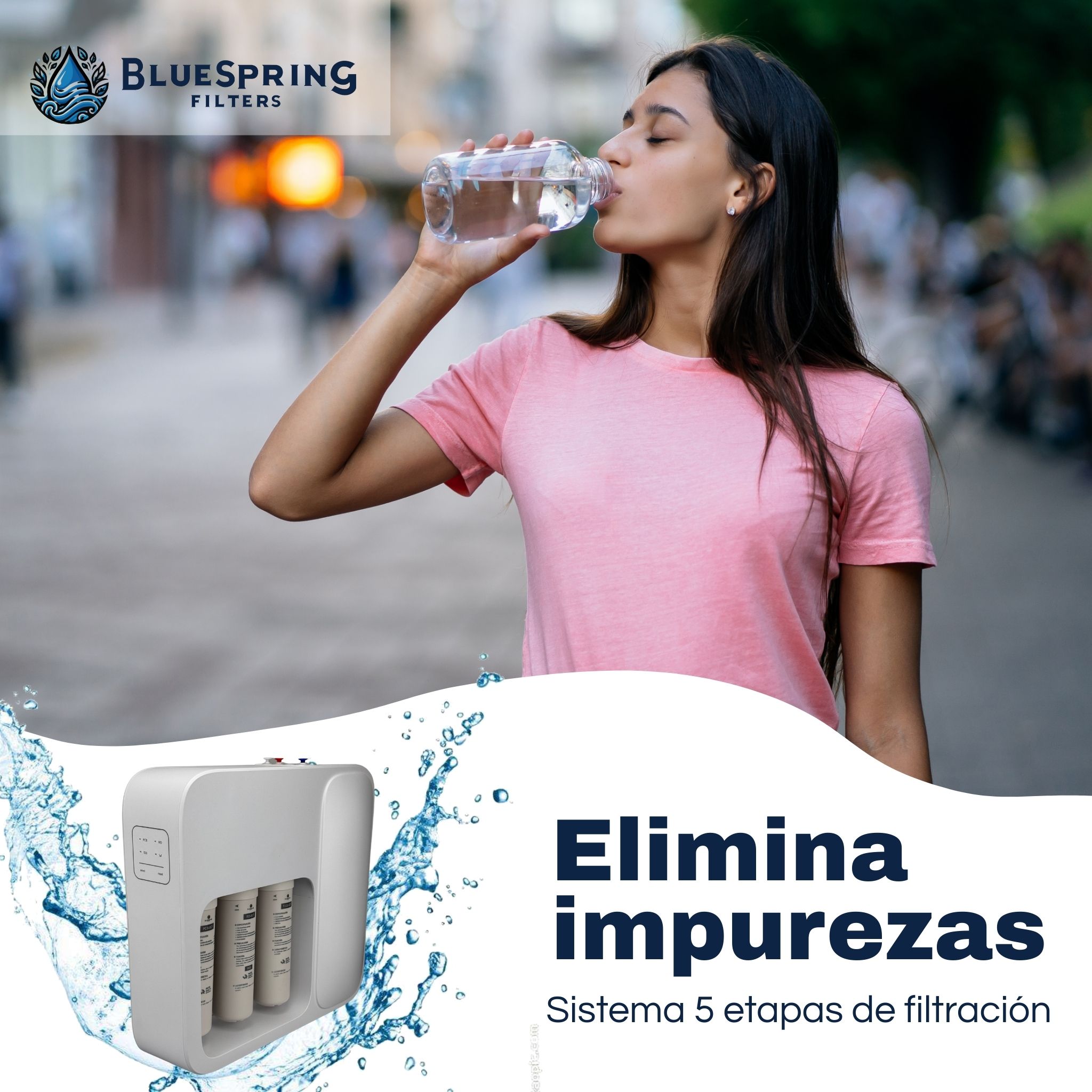 Foto 7 pulgar | Sistema De Purificación De Agua Bluespring En 5 Etapas Con Membrana Ro – Alta Eficiencia Y Calidad. Con Presu