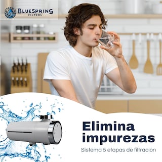 Foto 3 | Filtro De Agua Bluespring 5 Etapas Para Grifo. 2l/min Para 2000 Litros. Fácil Instalación.