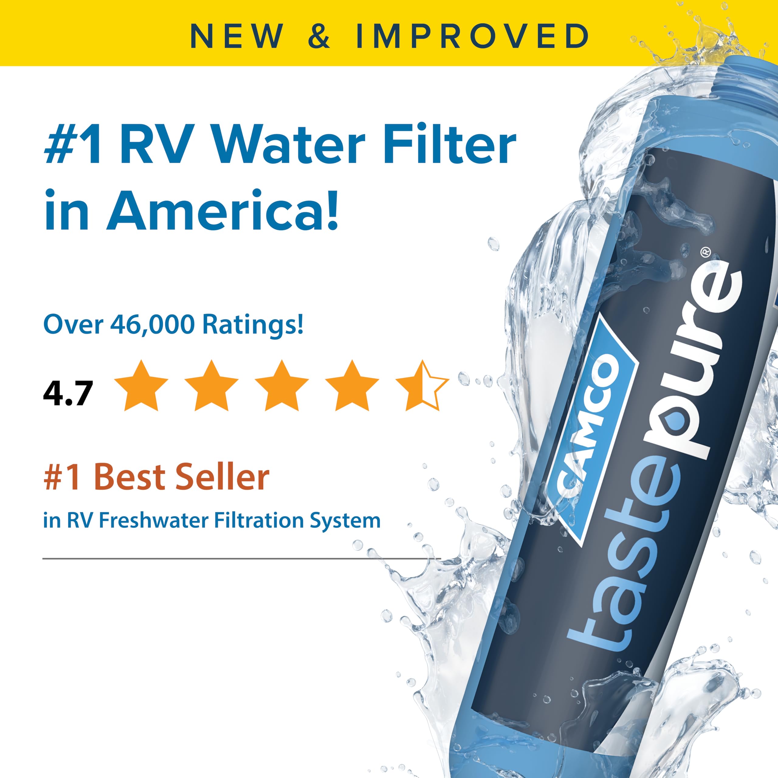Foto 5 pulgar | Filtro De Agua Camco Tastepure Rv Con Protector De Manguera Flexible - Venta Internacional.