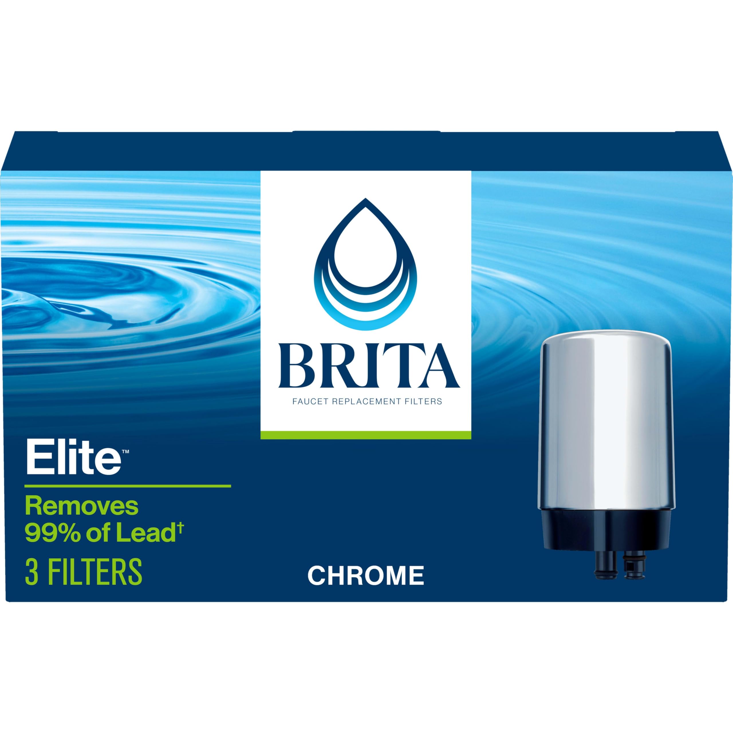 Foto 2 pulgar | Filtro De Agua Brita De Repuesto Para Montaje En Grifo Chrome 3c - Venta Internacional.