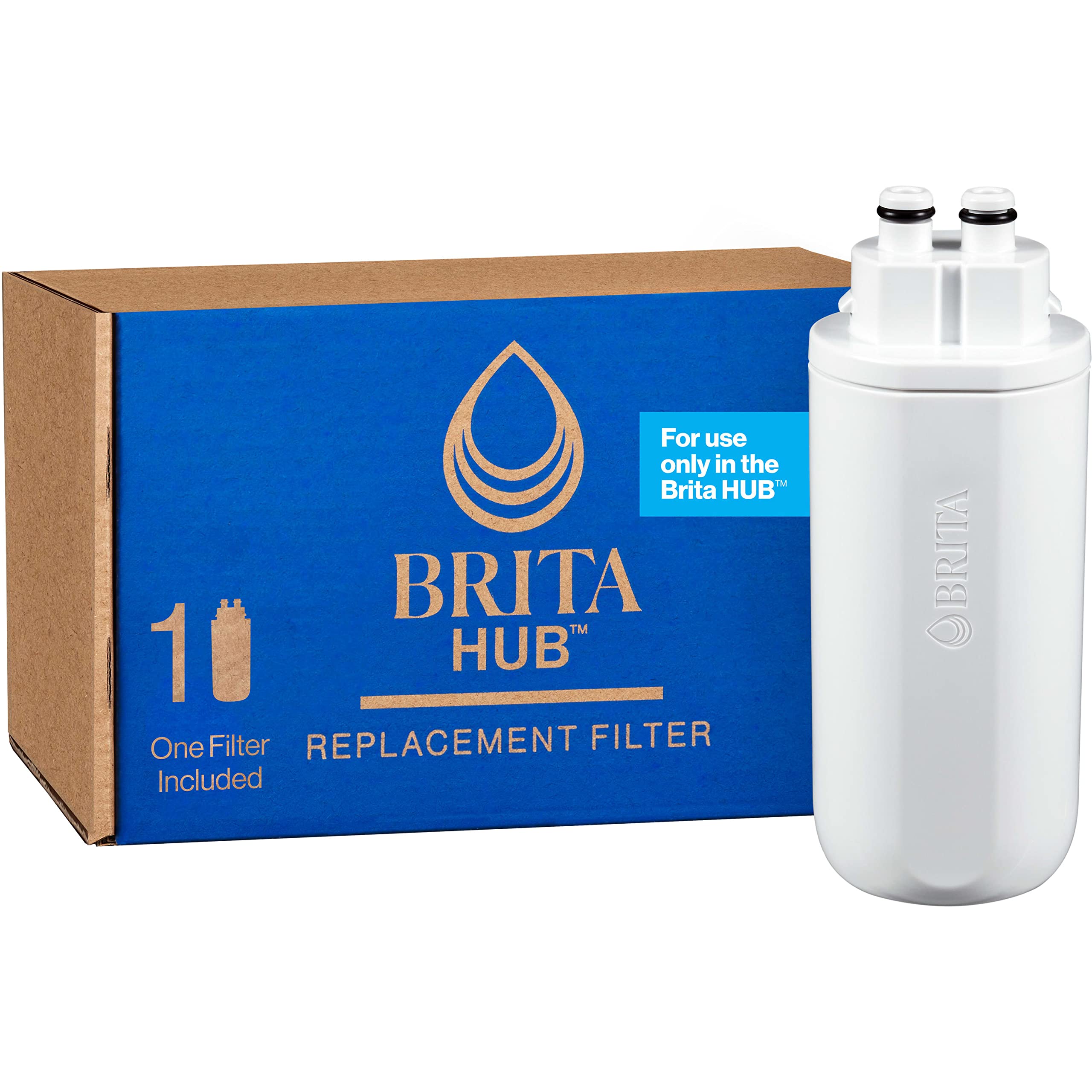 Foto 2 pulgar | Filtro De Agua Brita Hub De Repuesto, Sin Bpa, Blanco - Venta Internacional.