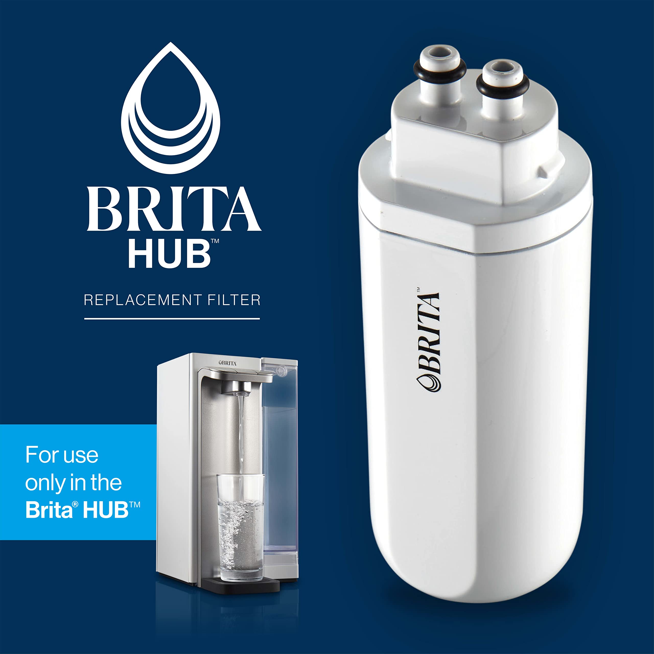 Foto 2 | Filtro De Agua Brita Hub De Repuesto, Sin Bpa, Blanco - Venta Internacional.