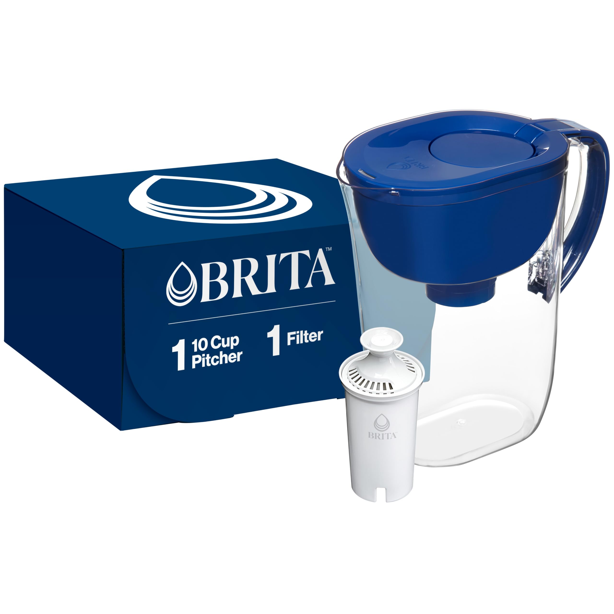 Foto 1 | Jarra Con Filtro De Agua Brita Large, 2 Meses, 2,4 L, Mazarine Blue - Venta Internacional.