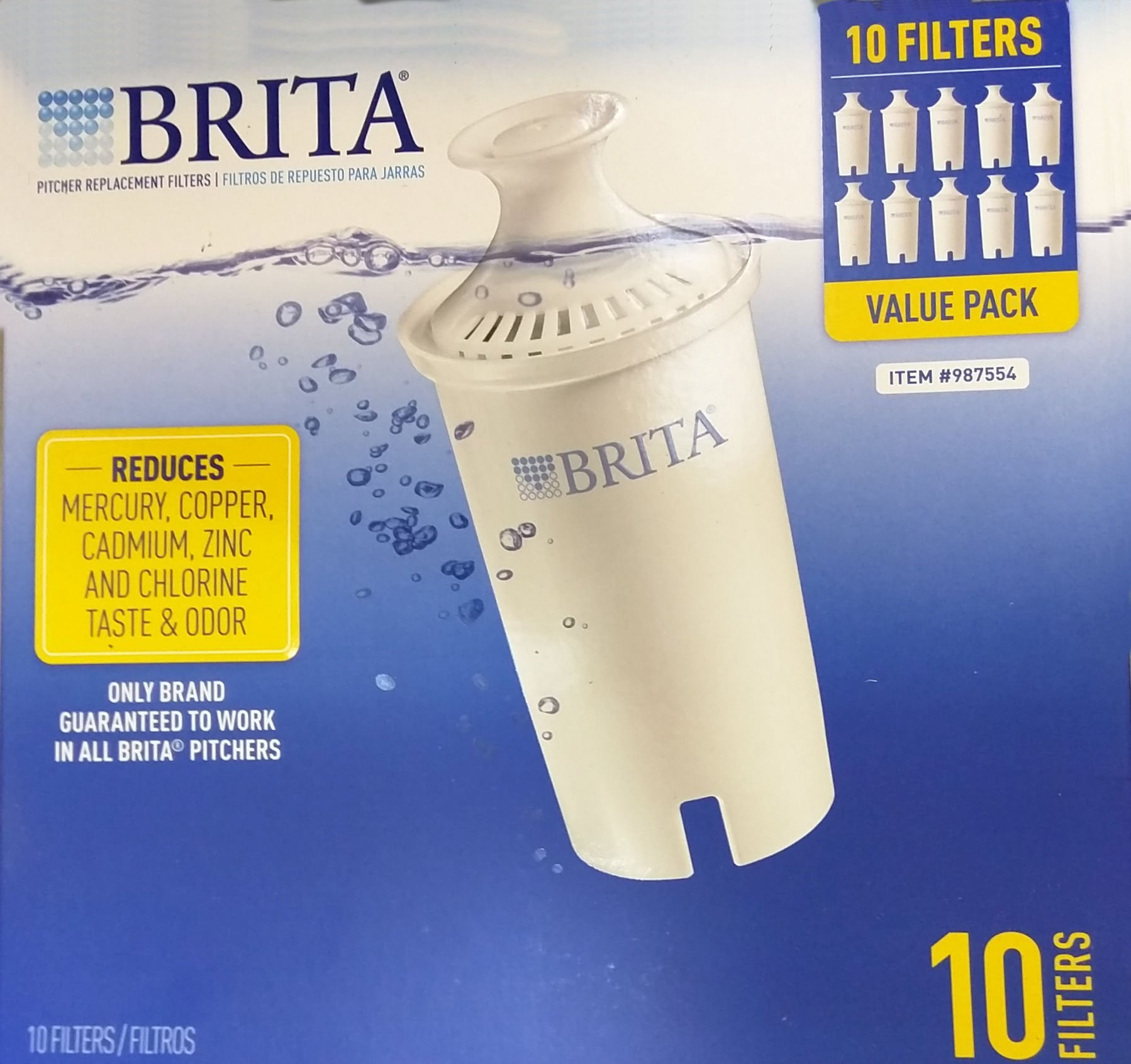 Foto 3 pulgar | Filtros De Repuesto Brita 060258359916 987554 Para Jarras, Paquete De 10, 10 Unidades (paquete De 1) - Venta Internac