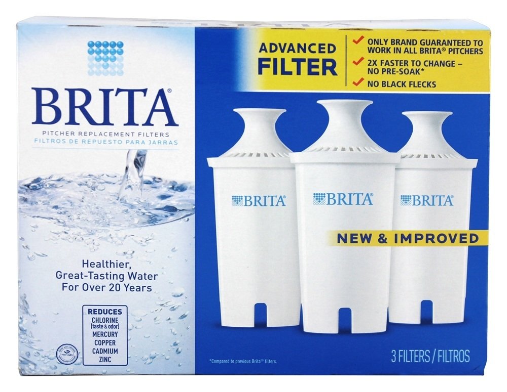 Foto 2 pulgar | Filtros De Repuesto Para Jarras De Agua Brita, 3 Filtros Blancos - Venta Internacional.