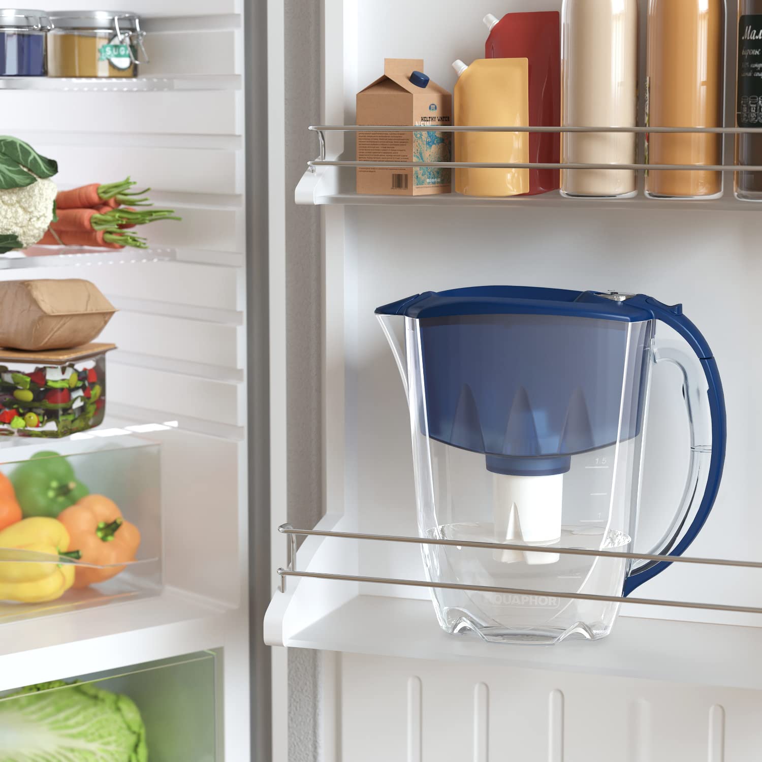 Foto 7 | Jarra Con Filtro De Agua Aquaphor Ideal Para 7 Tazas Con 3 Filtros B15 - Venta Internacional.