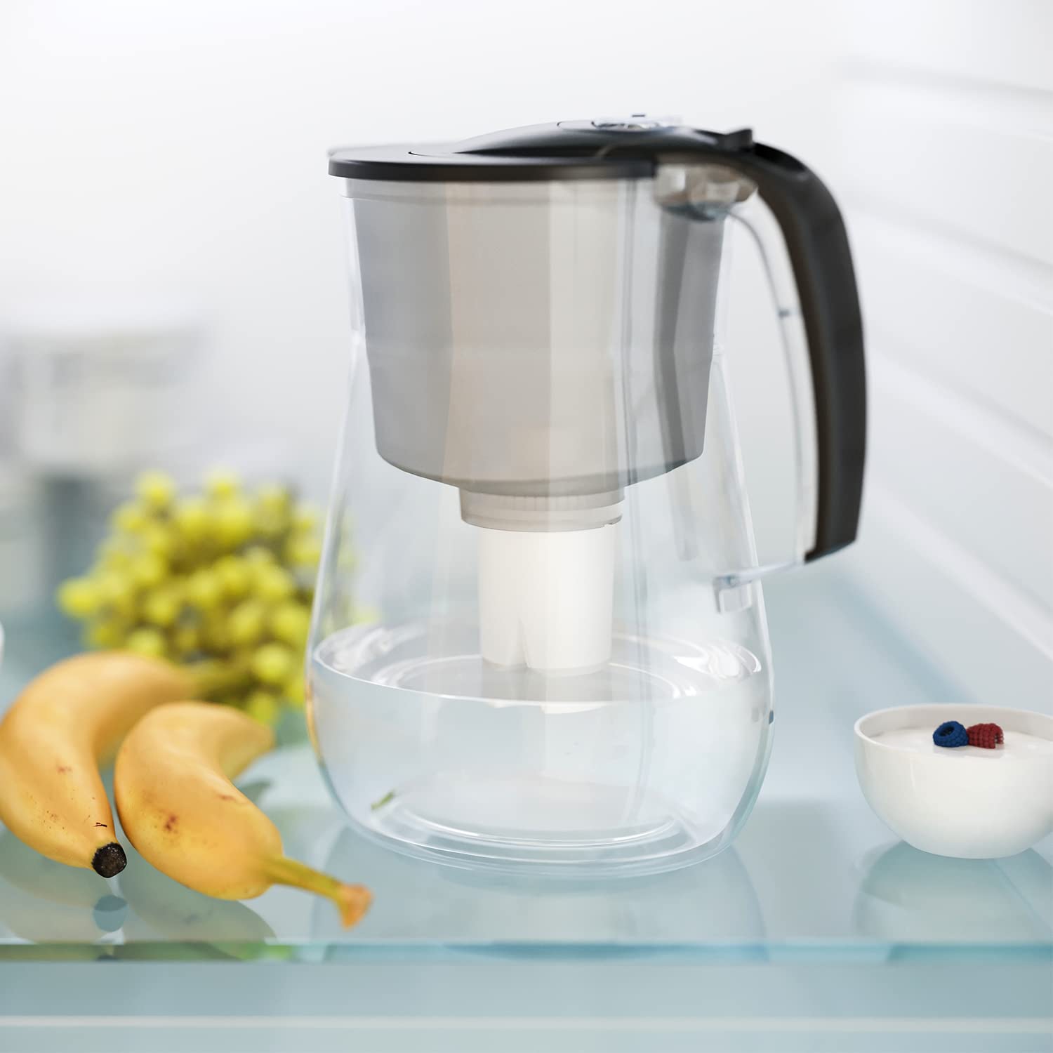 Foto 3 | Jarra Con Filtro De Agua Aquaphor Opal, 12 Tazas, Color Negro Premium - Venta Internacional.