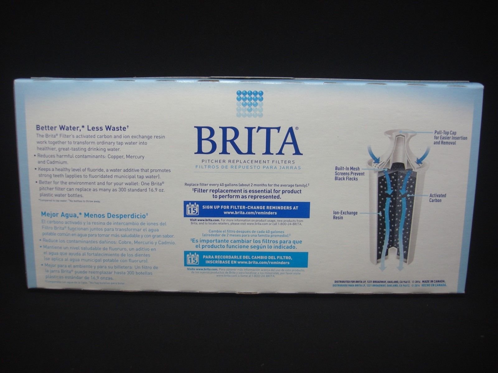 Foto 3 pulgar | Filtro De Agua Pitcher Brita 5 Replacement Advanced Ob03 - Venta Internacional.