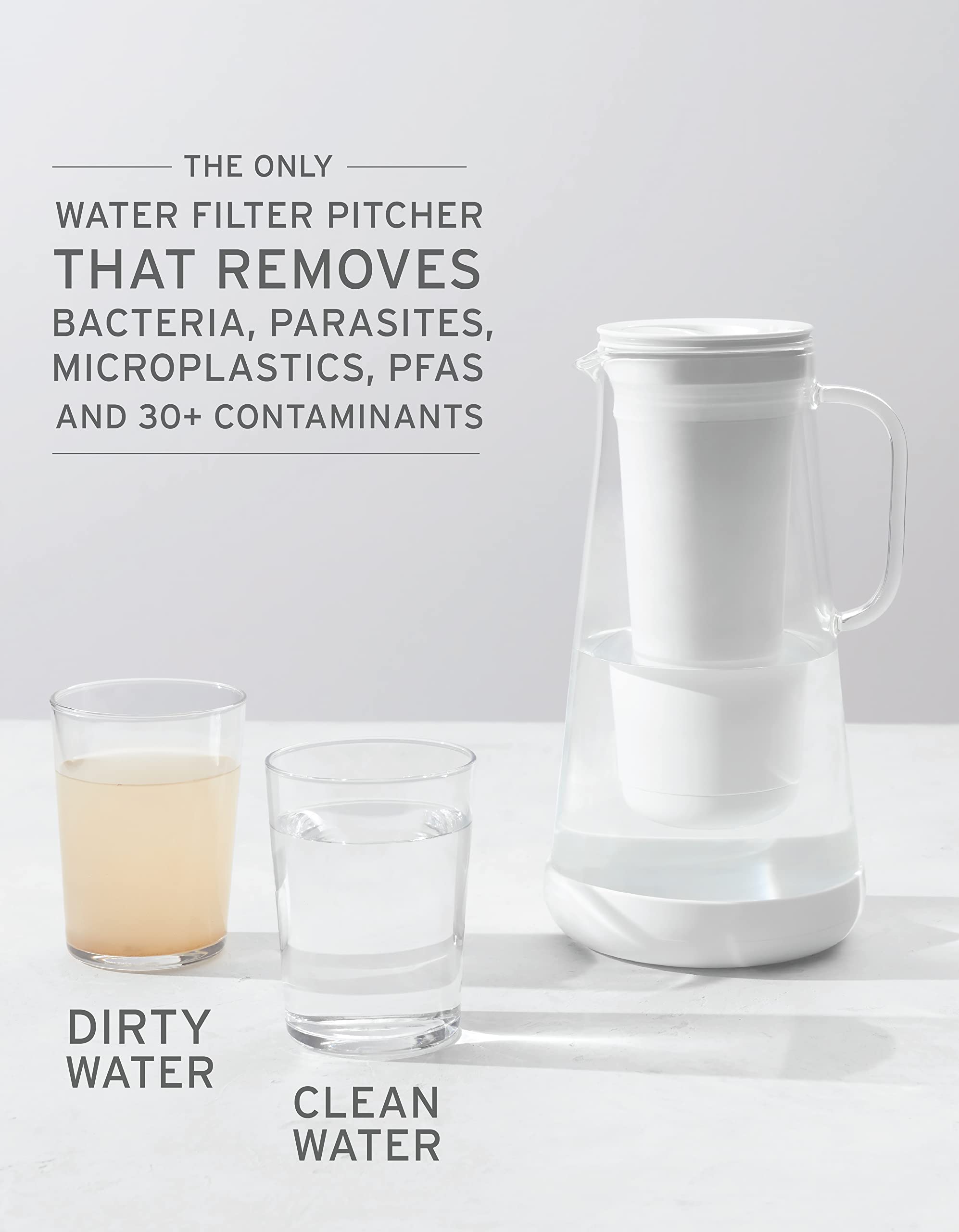 Foto 6 pulgar | Filtro De Agua Pitcher Lifestraw Home  Vidrio Terrazo De 1 7 Litros - Venta Internacional.